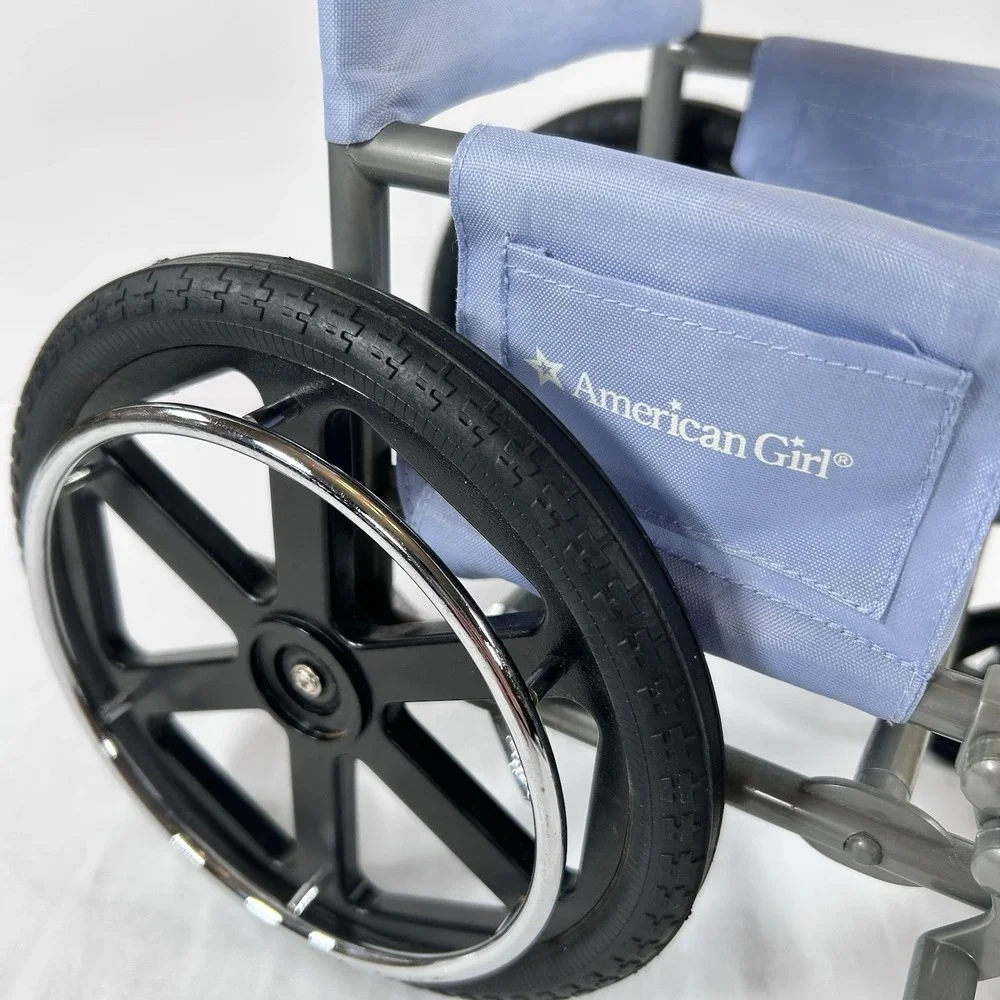 American Girl Doll Wheelchair Light Purple Gray 18